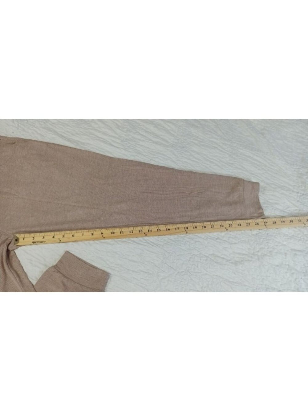 Little Starlet Women's Jogger Set Size XL Khaki 2 Piece Set Lounge Pajamas Long - Picture 7 of 13